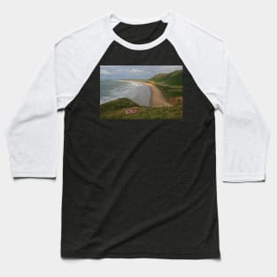 Gower Peninsula, Rhossili Bay Baseball T-Shirt